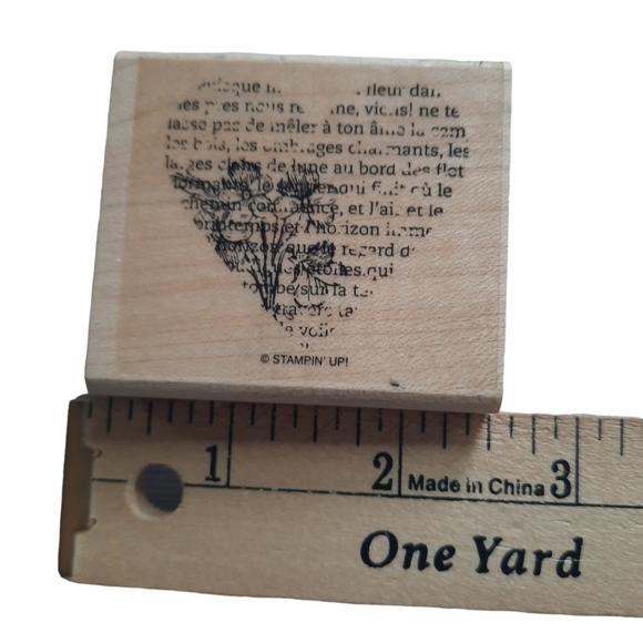 Stampin 'Up Retired 5 Piece Wood Mounted Stamps - Picture 3 of 8